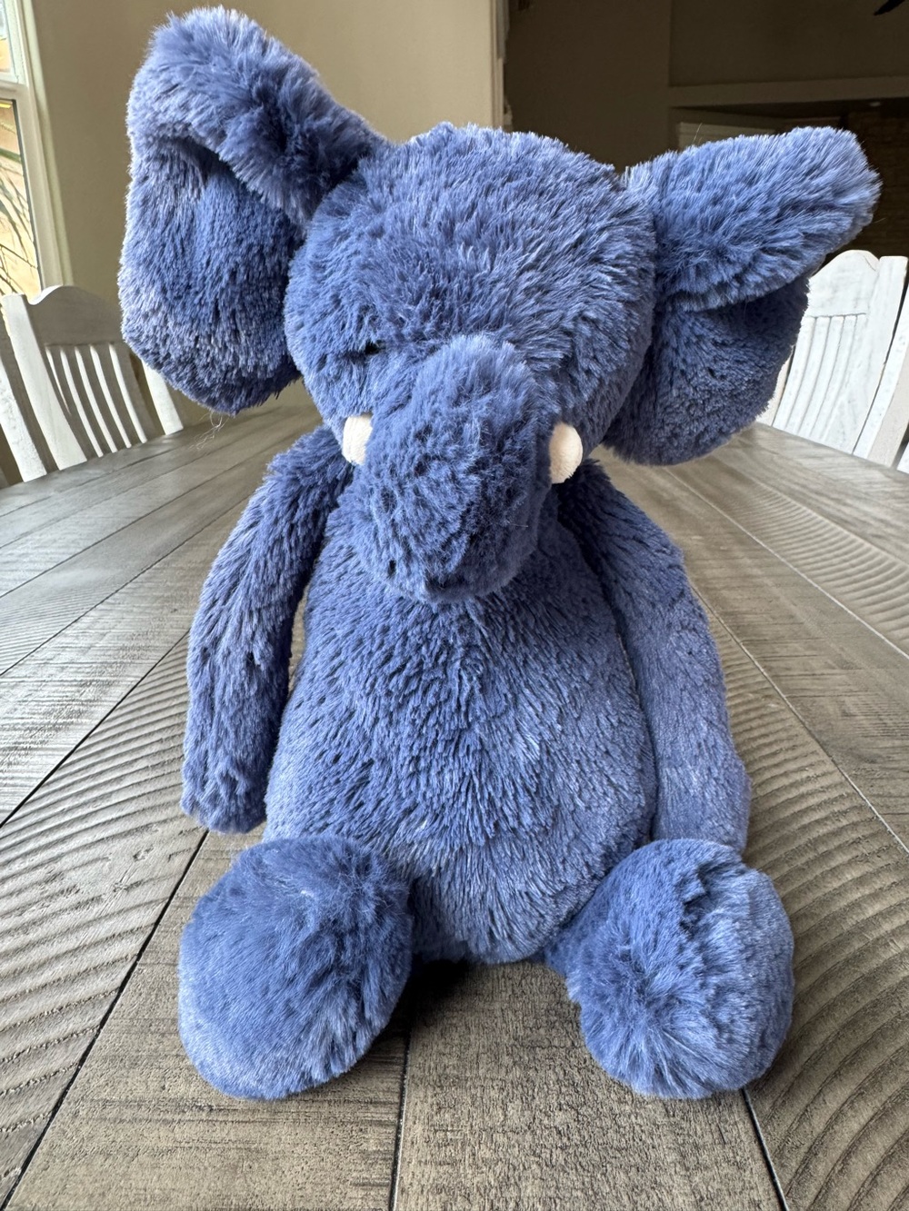 Jellycat Bashful Blue Elephant 12” Plush Toy